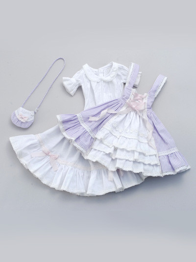 Violet Striped Dress Set, Volks, Accessories, 1/3, 4518992393827