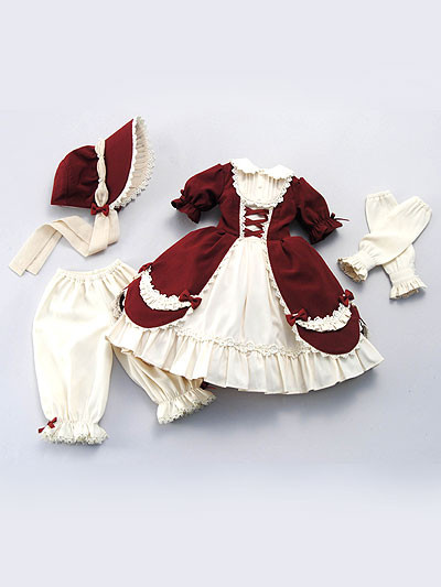 Classic Lace-up Lolita - Bordeaux, Volks, Accessories, 1/3