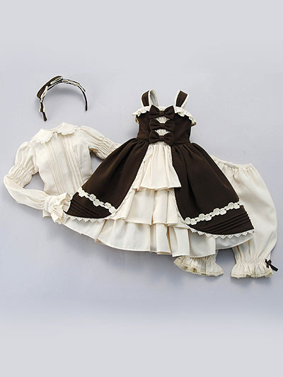 Classic Ribbon Lolita - Brown, Volks, Accessories, 1/3