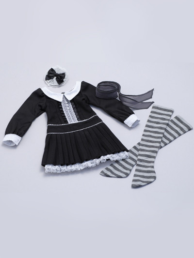 Pleated Skirt Dress Set, Volks, Accessories, 1/3