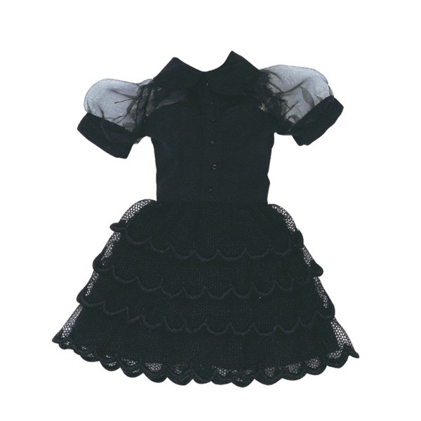 See-through Lace Frill One-piece (Black), Azone, Accessories, 1/6, 4580116040047