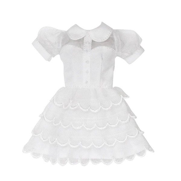 See-through Lace Frill One-piece (White), Azone, Accessories, 1/6, 4580116040054