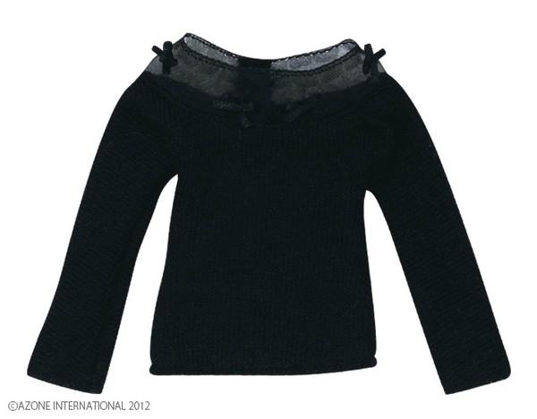 See-through Ribbon Knit (Black), Azone, Accessories, 1/6, 4580116039942