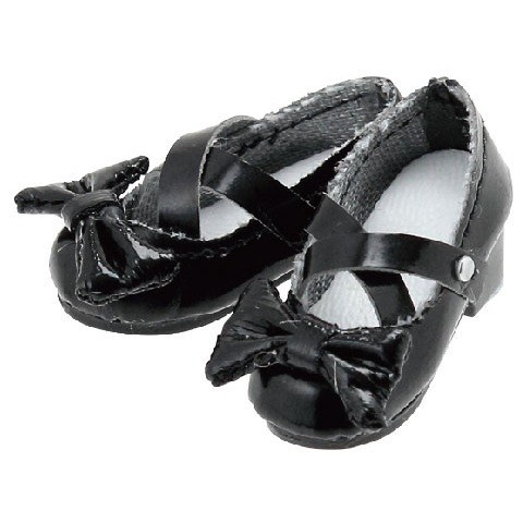 Ribbon Cross Strap Shoes (Black), Azone, Accessories, 1/6, 4580116039409