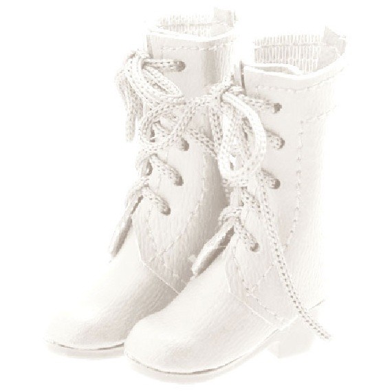 Lace-Up Plain Short Boots (White), Azone, Accessories, 1/6, 4580116039393