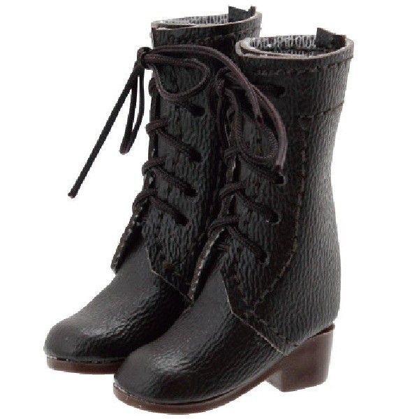 Lace-Up Plain Short Boots (Dark Brown), Azone, Accessories, 1/6, 4580116039379