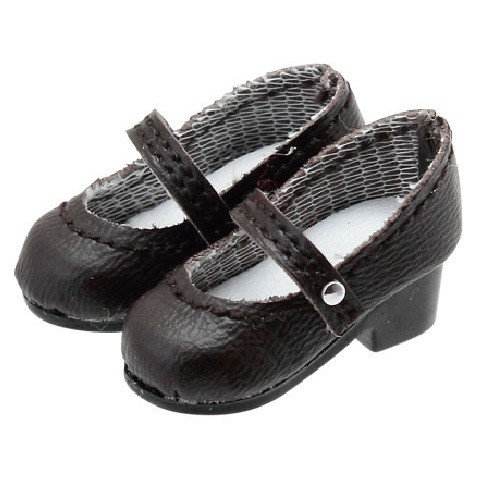 Round-Toe Strap Shoes (Dark Brown), Azone, Accessories, 1/6, 4580116039324