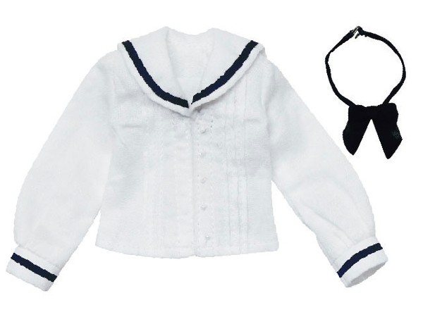 Sailor Ribbon Blouse (White x Navy), Azone, Accessories, 1/6, 4580116039201