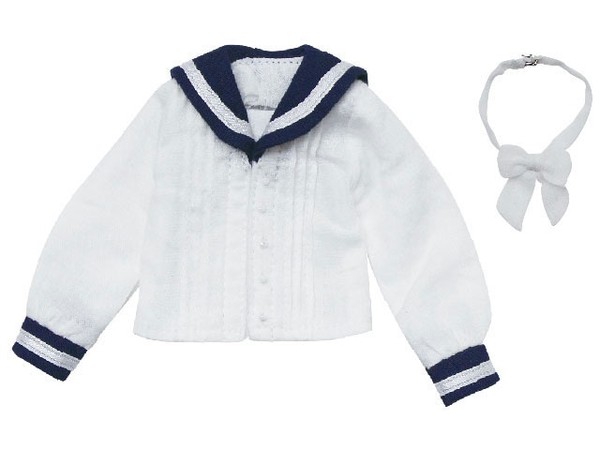 Sailor Ribbon Blouse (Navy x White), Azone, Accessories, 1/6, 4580116039188