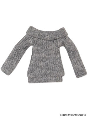 FuwaFuwa Knitted Mini One-piece Dress (Gray), Azone, Accessories, 1/12, 4580116038846