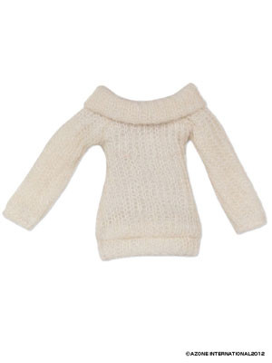 FuwaFuwa Knitted Mini One-piece Dress (Off-White), Azone, Accessories, 1/12, 4580116038853