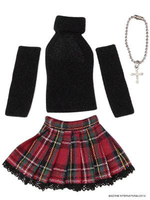 Girls Punk (Black & Red Checked), Azone, Accessories, 1/12, 4580116038877