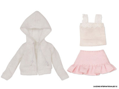 Girls Holiday (C (White x Pale Pink x Pink)), Azone, Accessories, 1/12, 4580116038914