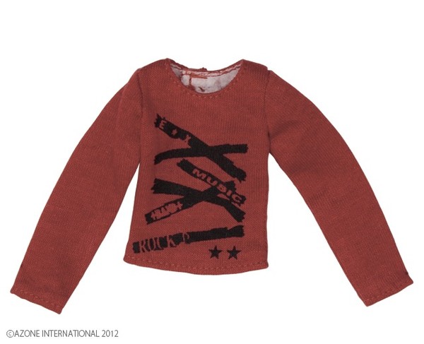 Bandage Rock T-Shirt (Red), Azone, Accessories, 1/6, 4580116038242