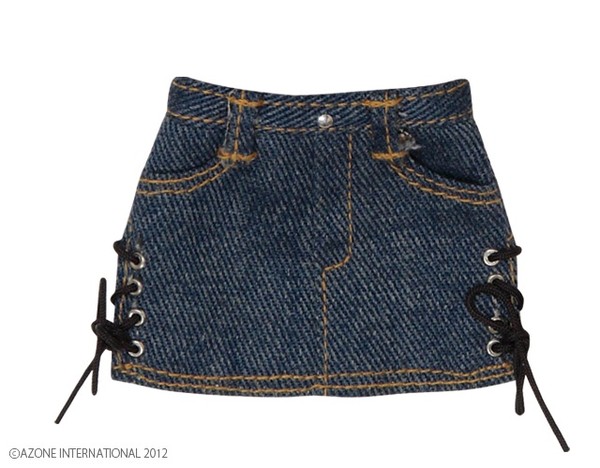 Slit Denim Skirt (Blue), Azone, Accessories, 1/6, 4580116038273
