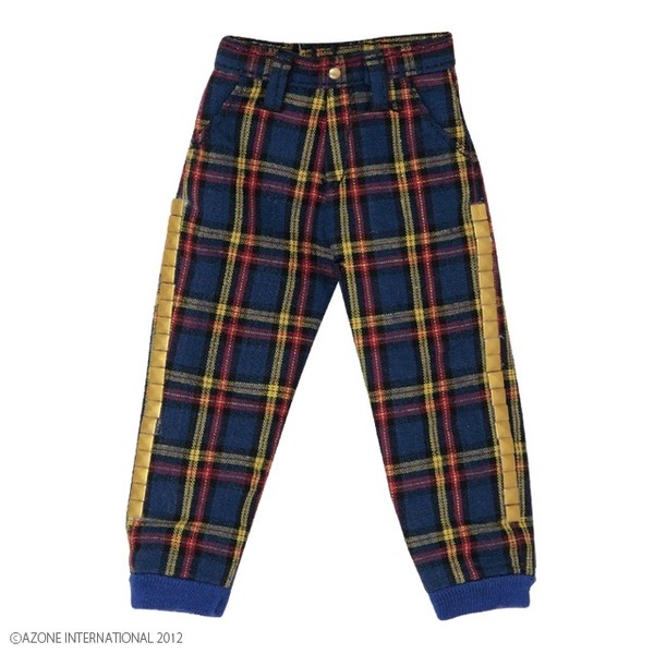 Studded Check Pants (Blue Check), Azone, Accessories, 1/6, 4580116038433