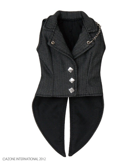 Bunny Style Vest (Black), Azone, Accessories, 1/6, 4580116038419