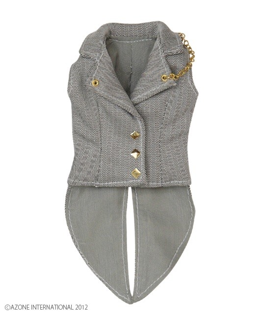 Bunny Style Vest (Grey), Azone, Accessories, 1/6, 4580116038426