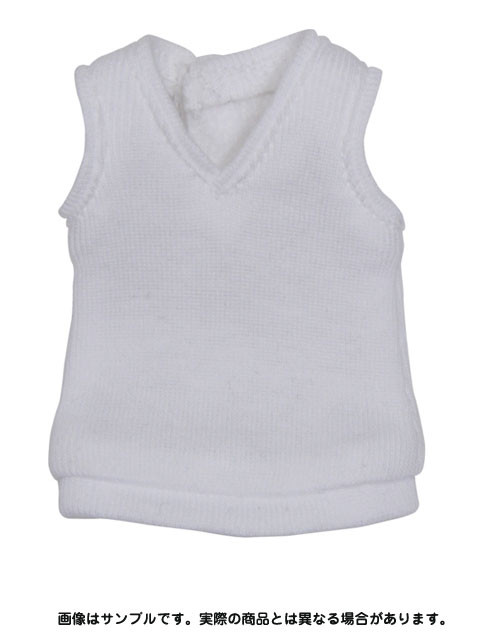 School Knit Vest (White), Azone, Accessories, 1/6, 4571117006392