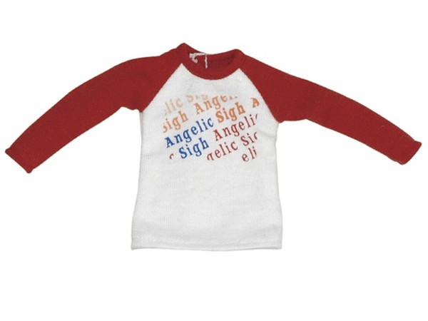 Angelic Sigh Print Raglan T-Shirt (Red), Azone, Accessories, 1/6, 4571117005500