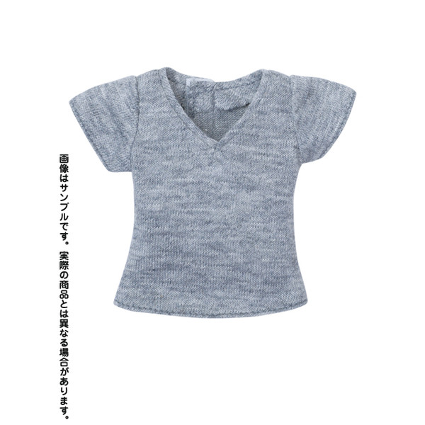 Fanny Fanny V Neck T-Shirt (Heather Grey), Azone, Accessories, 1/6, 4571117002196