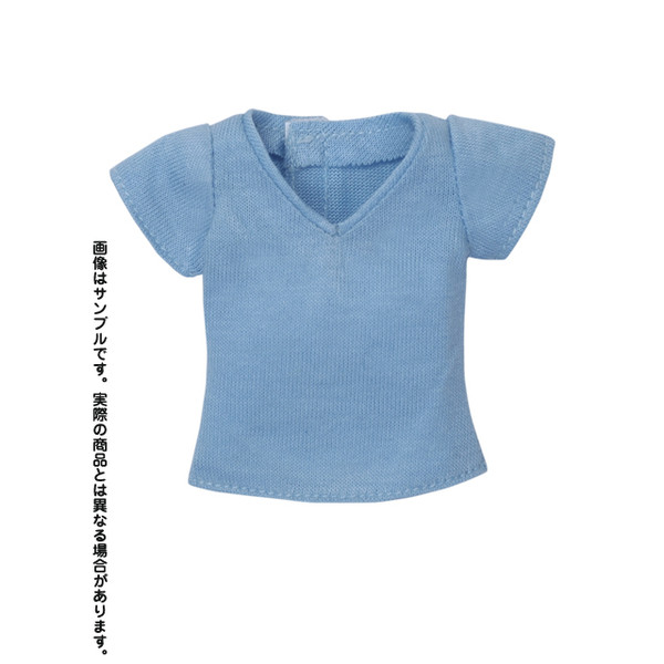 Fanny Fanny V Neck T-Shirt (Light Blue), Azone, Accessories, 1/6, 4571117002172