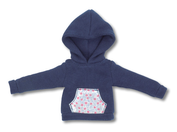 Snotty Cat Pullover Parka (Navy x Flower Pattern), Azone, Accessories, 1/6, 4571116994904