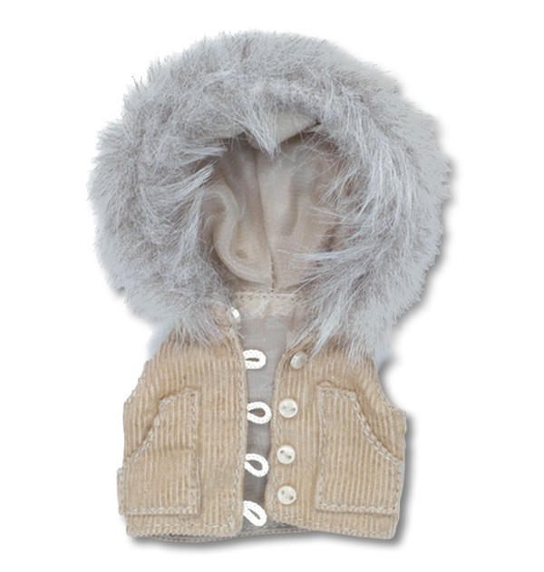 Snotty Cat Hooded Vest (Beige), Azone, Accessories, 1/6, 4571116994751