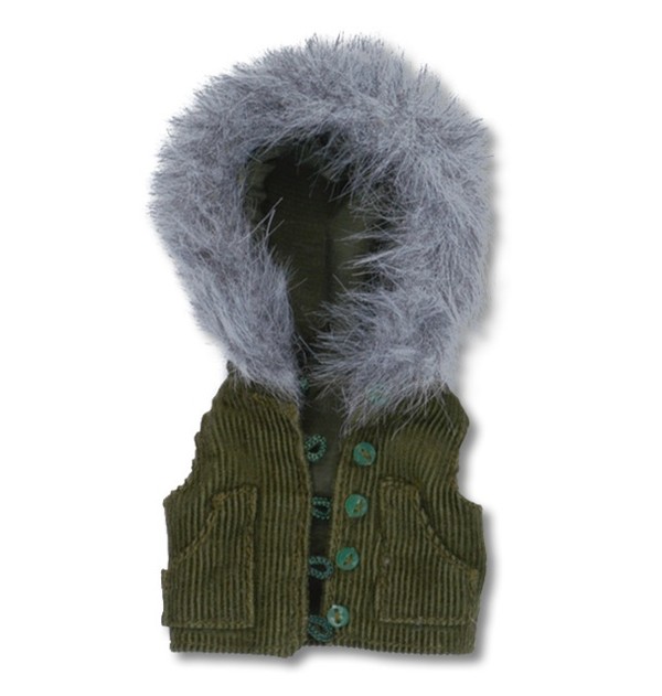 Snotty Cat Hooded Vest (Khaki), Azone, Accessories, 1/6, 4571116994744