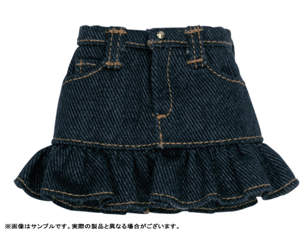 Snotty Cat Denim Frill Skirt (Navy), Azone, Accessories, 1/6, 4571116998810