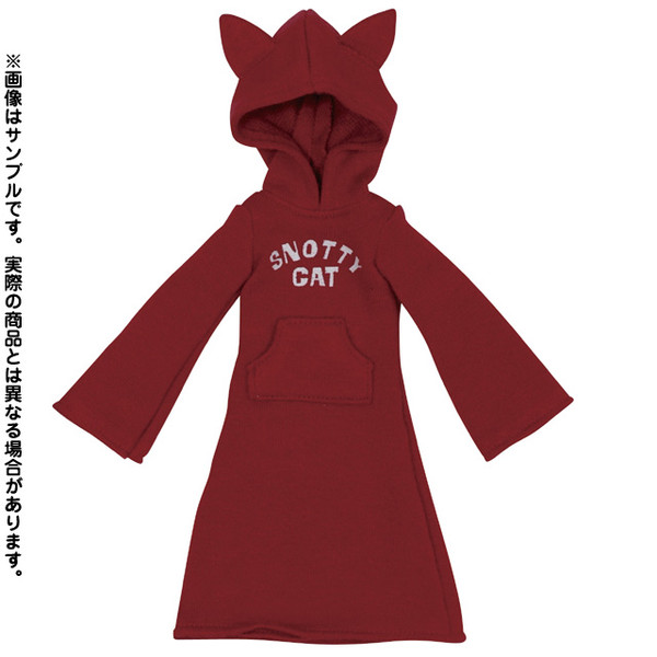 Snotty Cat Nekomimi Hood One-piece (Red), Azone, Accessories, 1/6, 4571117005029