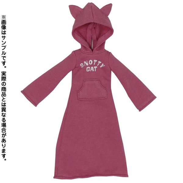 Snotty Cat Nekomimi Hood One-piece (Pink), Azone, Accessories, 1/6, 4571117005012