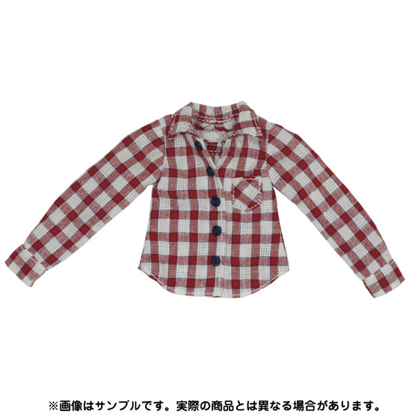 Snotty Cat Check Shirt (Red Check), Azone, Accessories, 1/6, 4571117004985