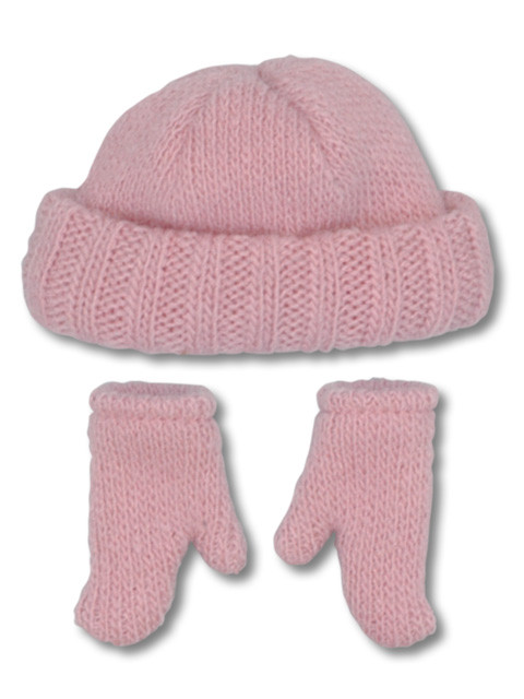 Blue Bird's Song Knit Hat & Mittens Set (Pink), Azone, Accessories, 1/6, 2457111699450