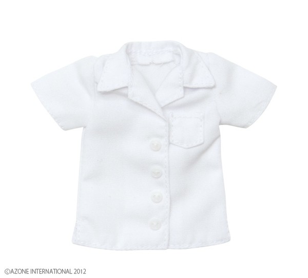 Open Collar Short Sleeved Shirt (White), Azone, Accessories, 1/6, 4580116037283