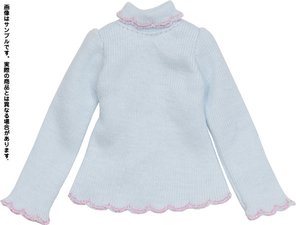 Romantic Girly! Flower Long Sleeve Turtleneck (Baby Blue), Azone, Accessories, 1/6, 4571117005760
