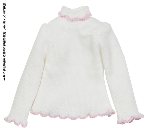Romantic Girly! Flower Long Sleeve Turtleneck (Off White), Azone, Accessories, 1/6, 4571117005753