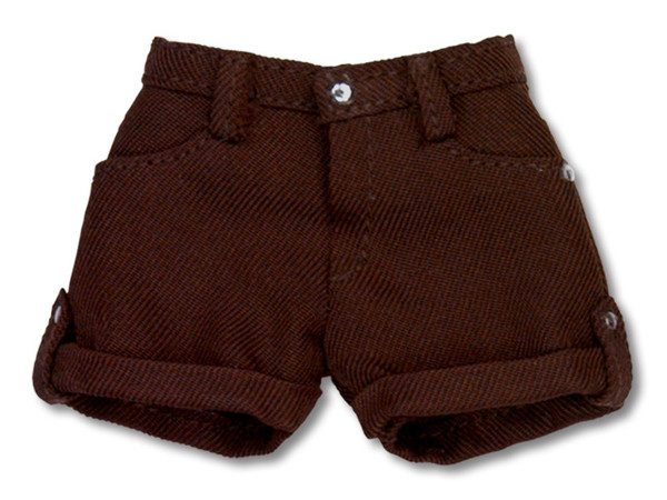 Romantic Girly! Roll-up Short Pants (Dark Brown), Azone, Accessories, 1/6, 4571116994058