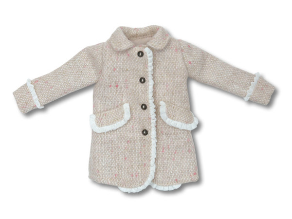 Romantic Girly! Knubbed Tweed Coat (White), Azone, Accessories, 1/6, 4571116994133