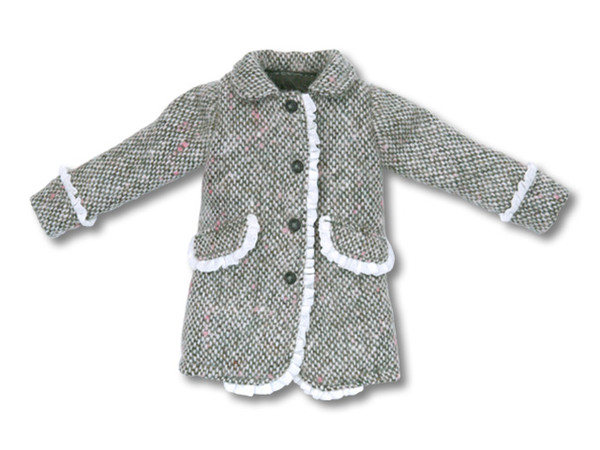 Romantic Girly! Knubbed Tweed Coat (Green), Azone, Accessories, 1/6, 4571116994119