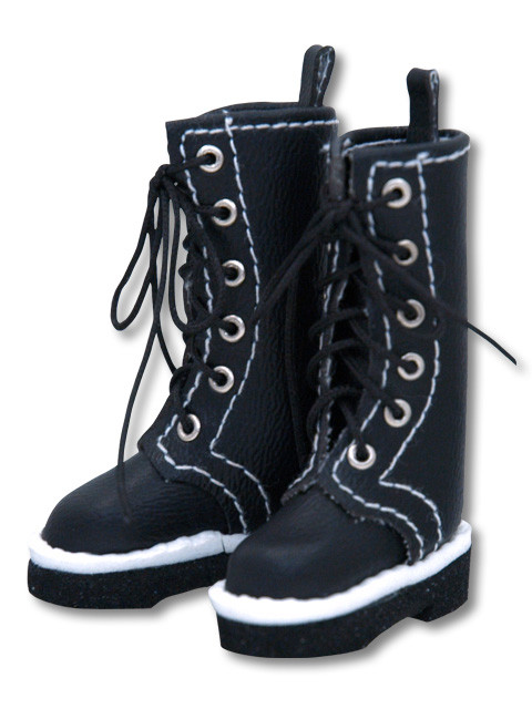 Laced Stitch Half Boots (Black), Azone, Accessories, 1/6, 4571116994331