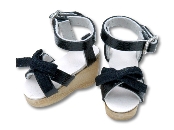 Ribbon Sandals (Black), Azone, Accessories, 1/6, 4571116993082