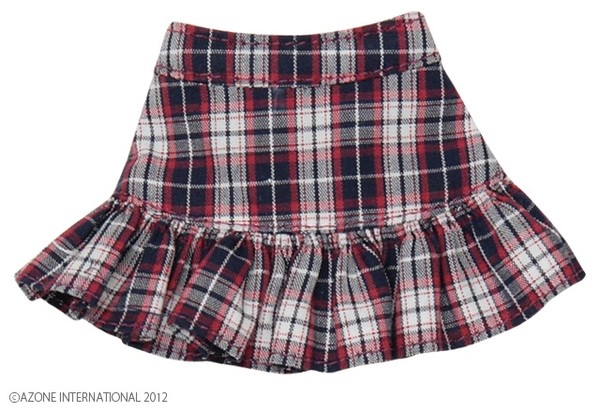 Frill Tiered Skirt (Navy Check), Azone, Accessories, 1/6, 4580116037689