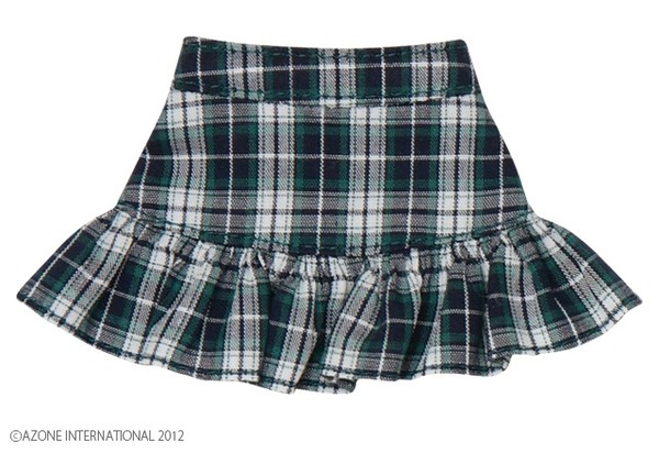 Frill Tiered Skirt (Green Check), Azone, Accessories, 1/6, 4580116037672