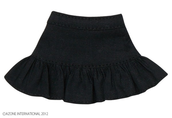 Frill Tiered Skirt (Black), Azone, Accessories, 1/6, 4580116037658