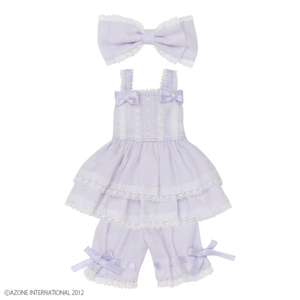 Angelica Tunic Camisole Dress Set (Light Purple), Azone, Accessories, 1/6, 4580116037795