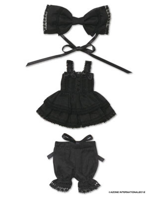 Fairy Tunic Camisole Dress Set (Black), Azone, Accessories, 4580116037368