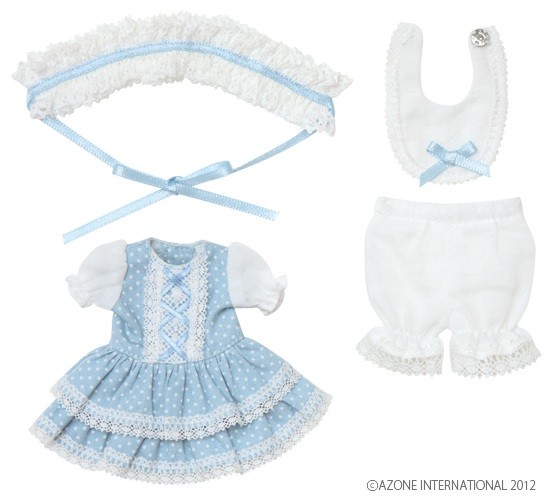 Baby*bonbon Dress Set (Sax), Azone, Accessories, 4580116037429