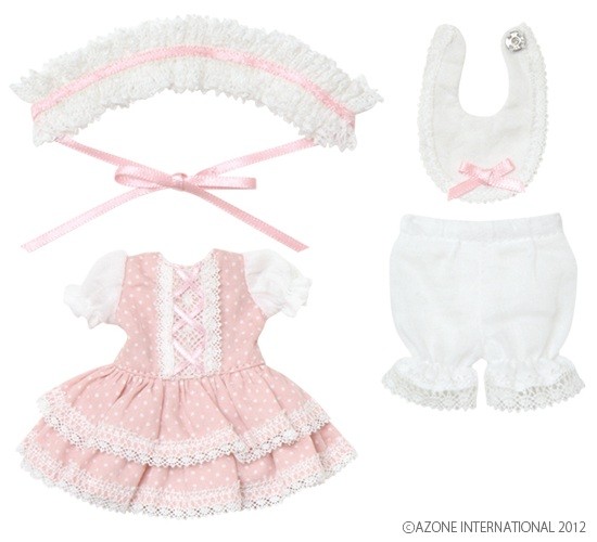 Baby*bonbon Dress Set (Pink), Azone, Accessories, 4580116037412