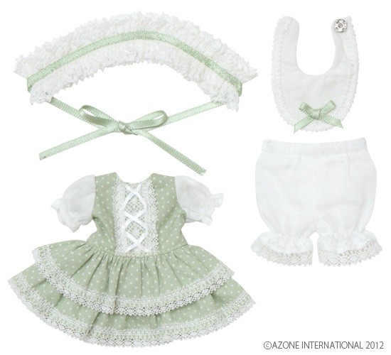 Baby*bonbon Dress Set (Mint), Azone, Accessories, 4580116037405
